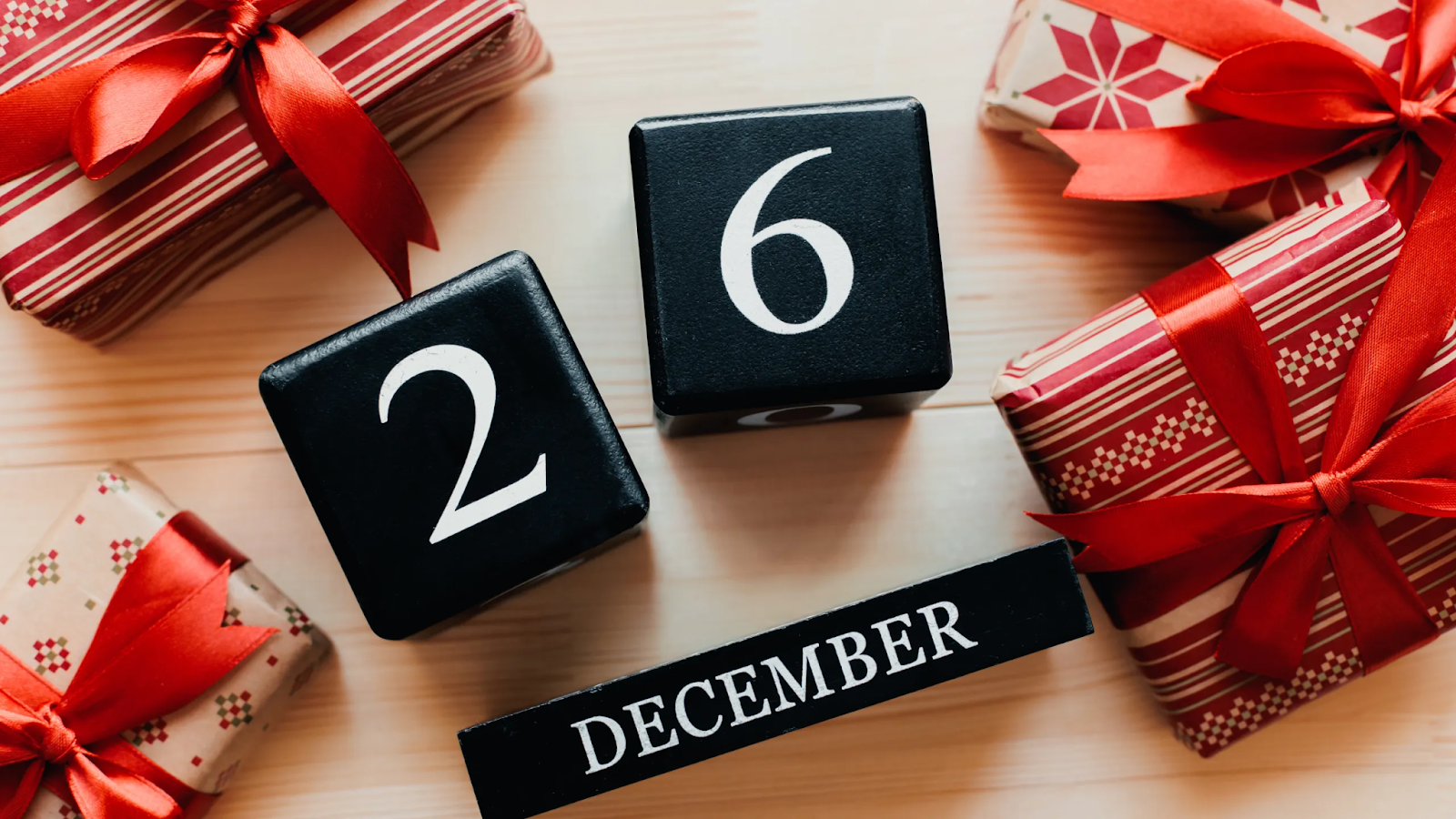 Boxing Day is on December 26th